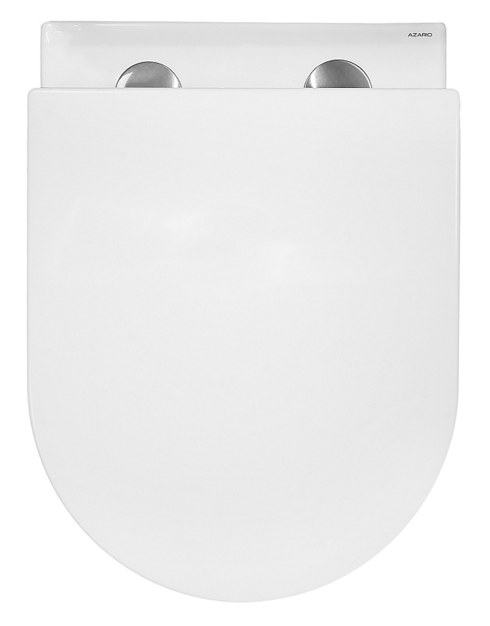 Унитаз подвесной Azario Trevi 495х360х390 безободковый, слив "Скрытое Торнадо", в комплекте с сидением микролифт, белый (AZ-0093UQ3)
