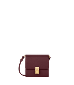 Сумка Polene Numéro Sept Crossbody Wallet Edition Textured Burgundy