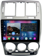 Магнитола для Hyundai Getz 2002-2011 (рамка серебро) - FarCar BM3073-2M на Android 13, QLED, TS10, 4Гб+32Гб, CarPlay, 4G SIM-слот