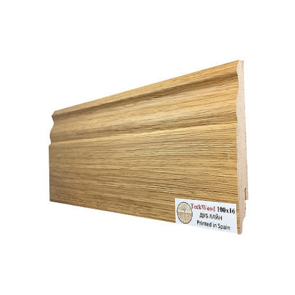 Плинтус напольный Teckwood Дуб Лайн 100х16