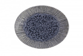 Блюдо овальное 21 х 16 см IRIS BLUE