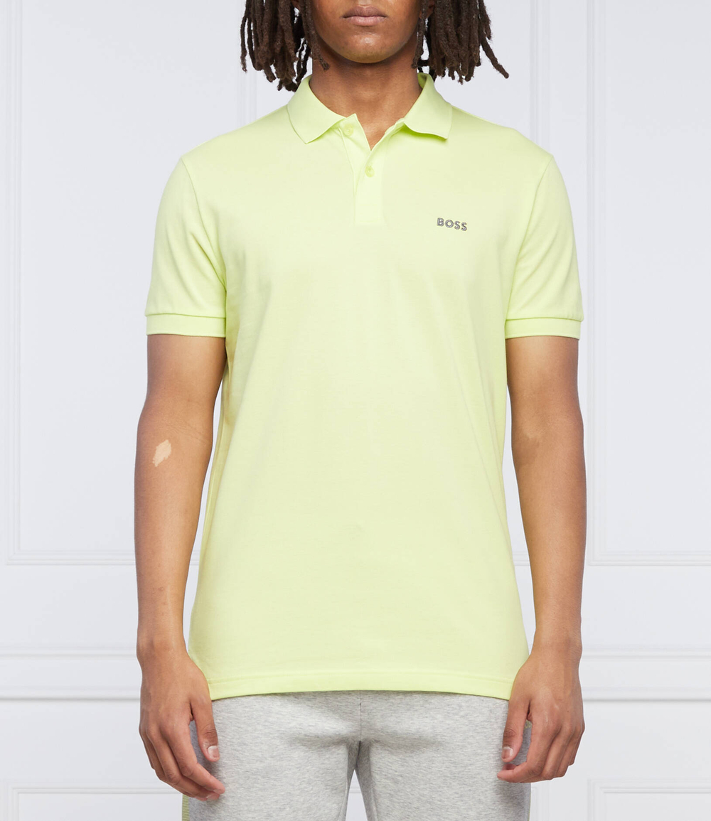 поло piro BOSS GREEN - лимонный(50469258)