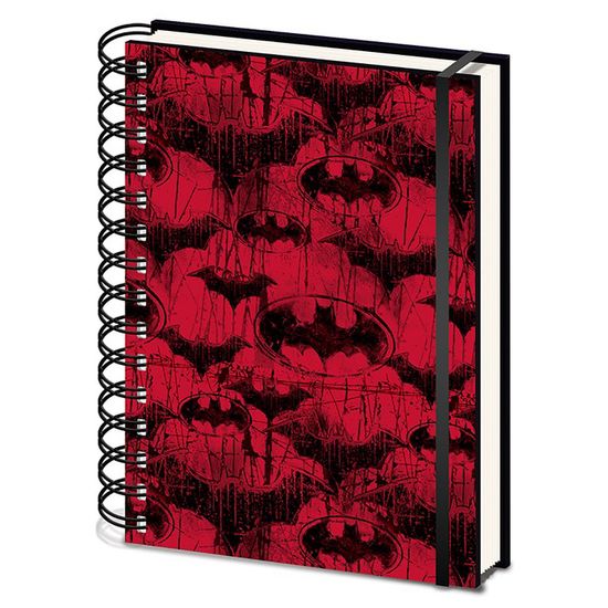 Записная Книжка с ручкой Бэтмен (Red) A5 Wiro SR73706