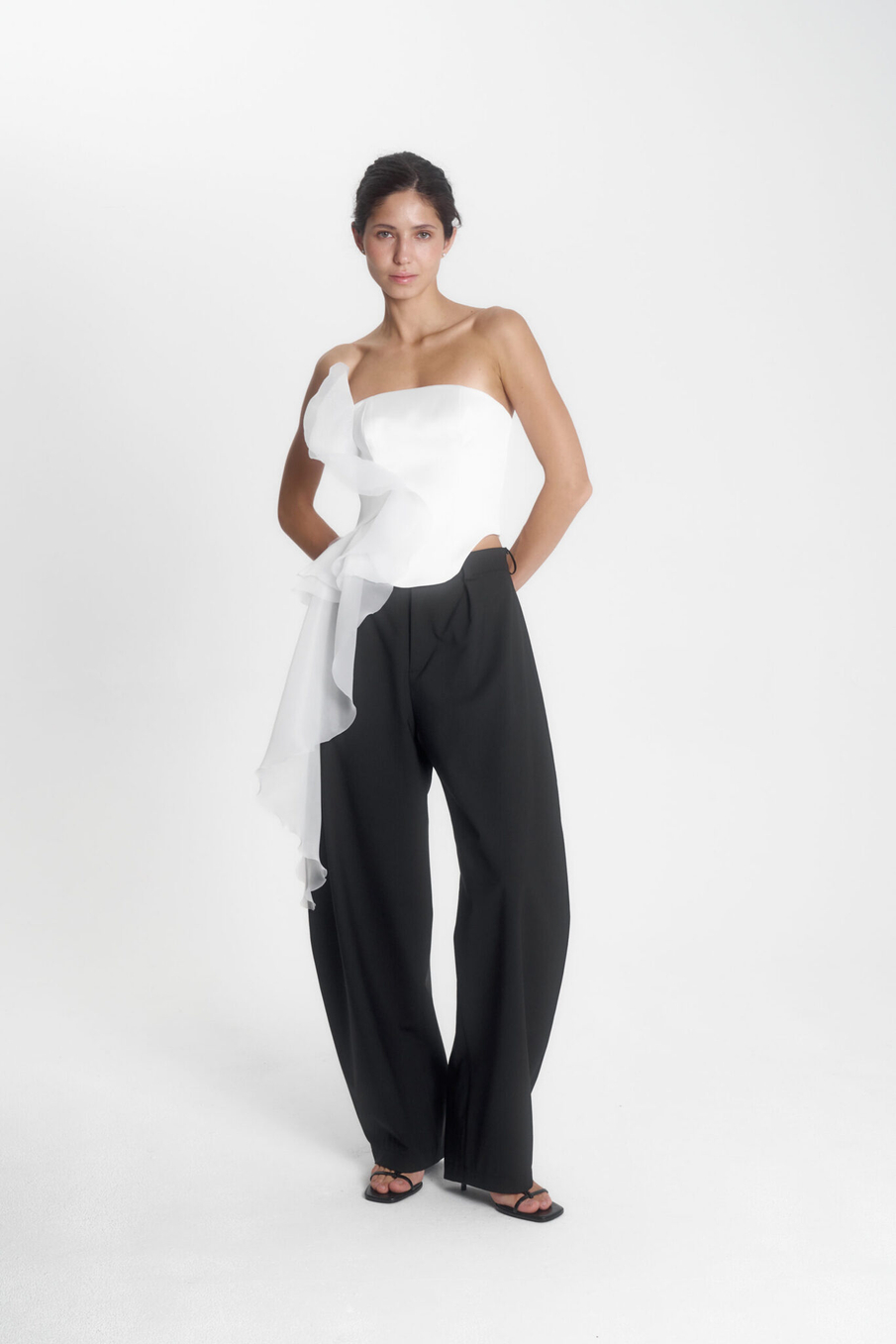 Брюки O-Line из костюмной шерсти