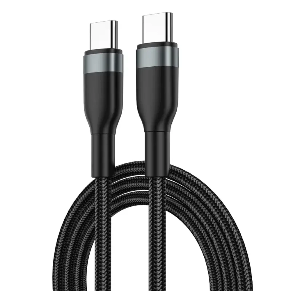 Кабель WIWU Concise Type-C/Type-C (Wi-C017) 1.2м (черный)