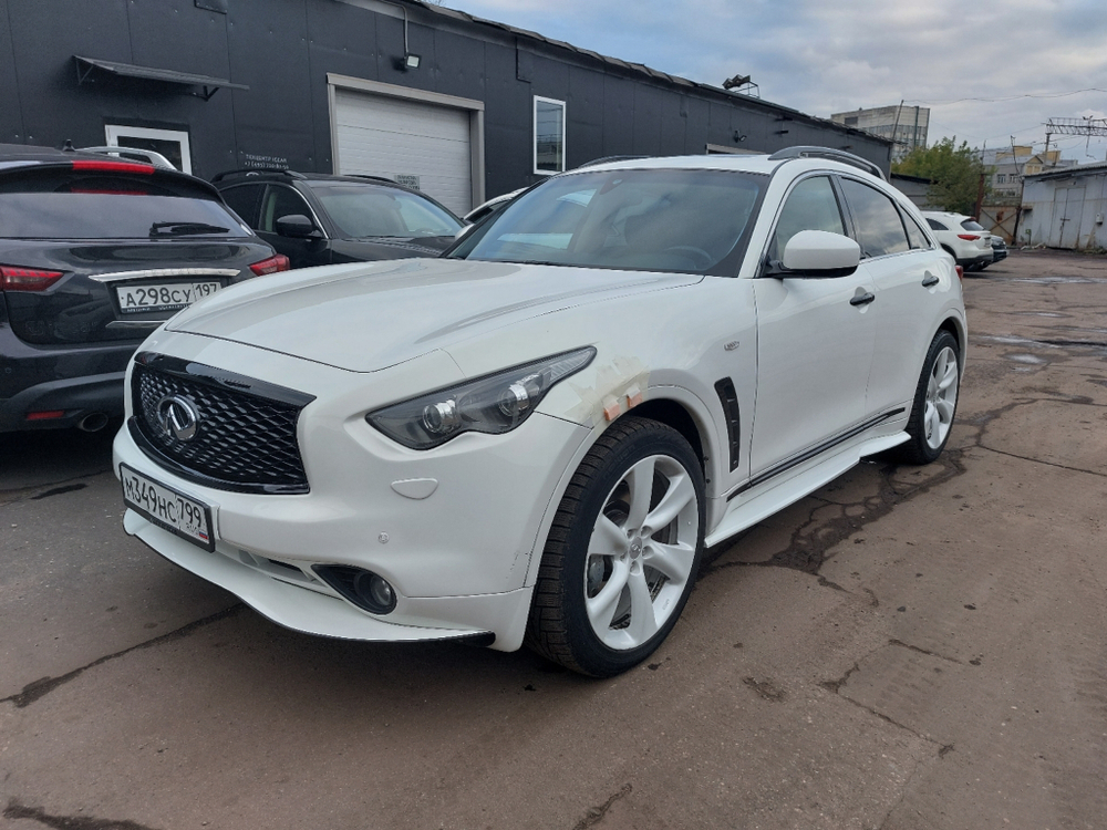 Сплиттеры боковые Infiniti QX70 FX37 FX50 FX30d