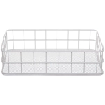 Корзинка металлическая настольная «ЛОФТ ТАМБЛ», цвет белый, 25*16*6см (Лейбл Селфи)