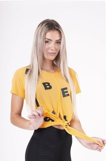 ФУТБОЛКА NEBBIA TIED KNOT "LETTERS" T-SHIRT 680 ORANGE