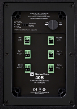 Electro-Voice EVID-40S сабвуфер, 8', цвет черный