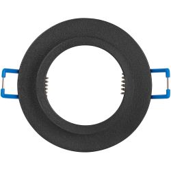 Светильник встраиваемый алюминиевый ЭРА KL89 BK под лампу MR16 GU5.3 черный