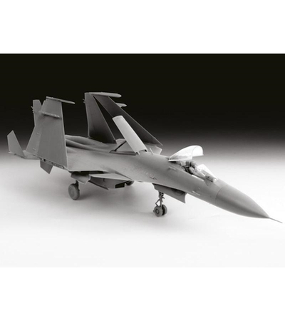 Сборная модель ZVEZDA Российский палубный истребитель Су-33, 1/72
