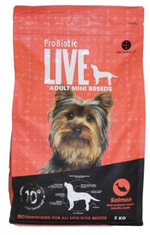 Сухой корм Probiotic Live для собак мелких пород индейка 2 кг