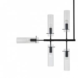 Люстра на штанге Indigo Saetta 11053/12R Black