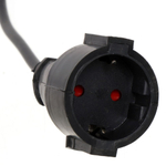 Удлинитель 1 гн, 25 м, 2х1.5 мм2, на рамке, чер, Jett, РС-1, 157-025