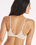 Бежевый бюстгальтер с контрастной строчкой (Размер: 75B) (Цвет: бежевый)