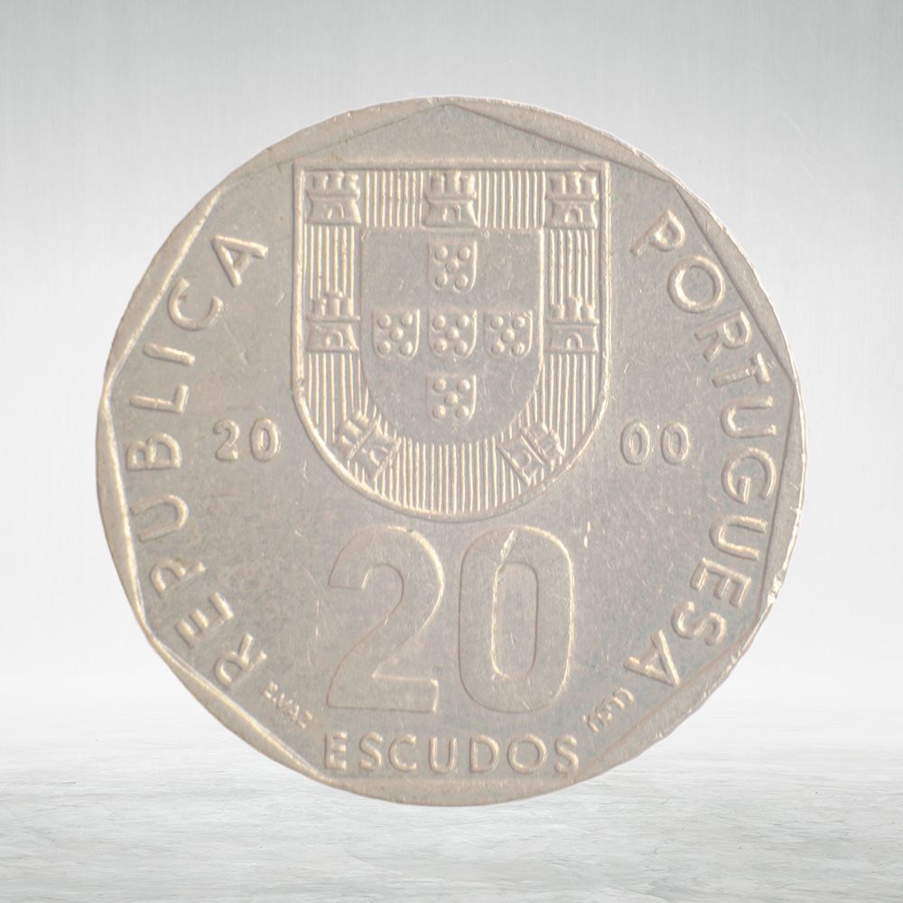 Portugal, 20 Escudos, 2000, VF