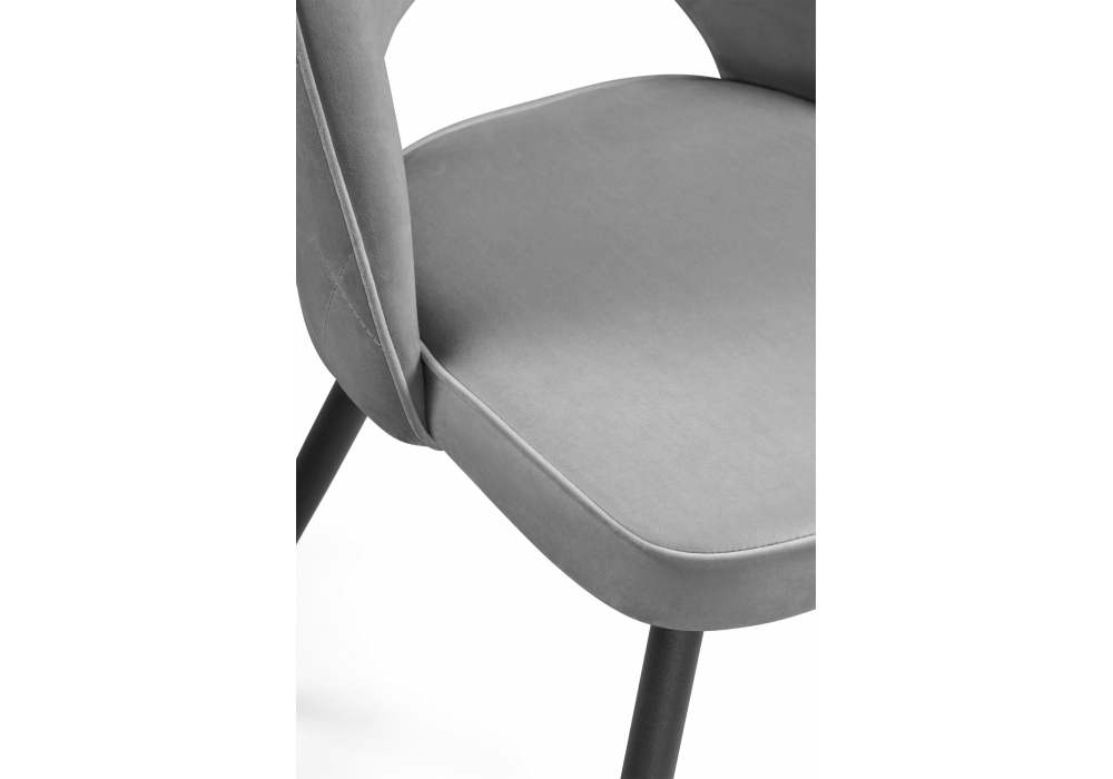 Стул на металлокаркасе Woodville Клэйн MR-11 , черный, ножки черные