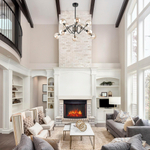 Каминокомплект Real Flame Country 33/33W WT с очагом 3D Firestar 33