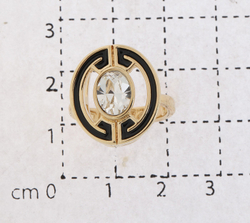 "Кальвария" кольцо в золотом покрытии из коллекции "Мариот" от Jenavi