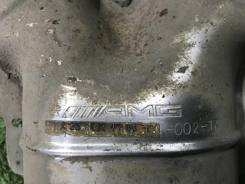 Насадка глушителя Mercedes C w205 (18-23) AMG 43