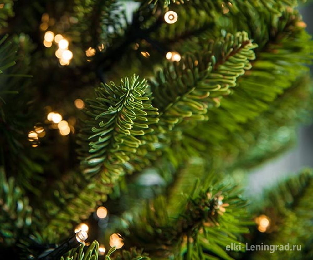 Елка с гирляндой «Барокко» (Литая+пвх) от 1.2 до 2.4 м