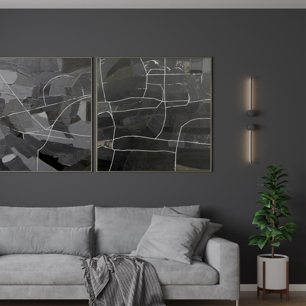 359344 KONST NT24 048 черный Светильник линейный светодиодный IP20 LED 6W 170-265V 4000K 480Лм VITZ