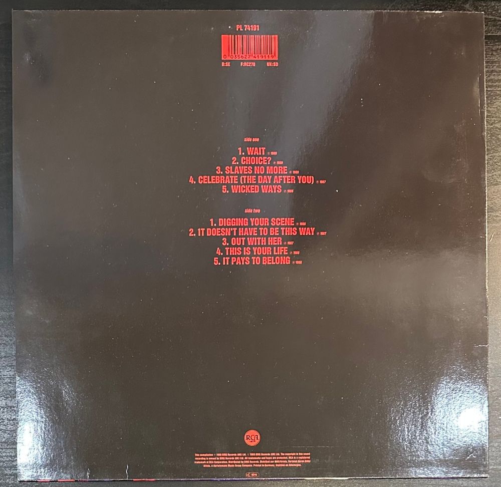 The Blow Monkeys- Choices - The Singles Collection (Германия 1989г.)