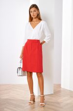 22401 Блузка женская (белый)