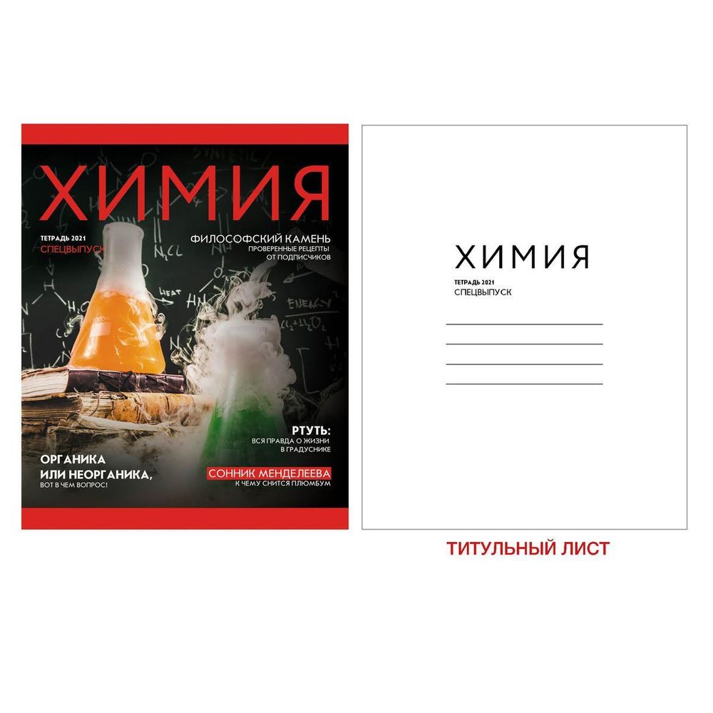 Тетрадь предмет. А5 48л. клетка &quot;Journal. Химия&quot; (Эксмо)