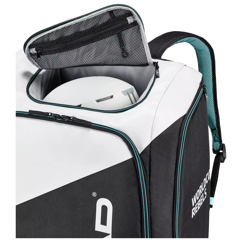 HEAD большой тренировочный Racing рюкзак 383033 Rebels Racing Backpack L  , 95 литров black/white/speed blue ,