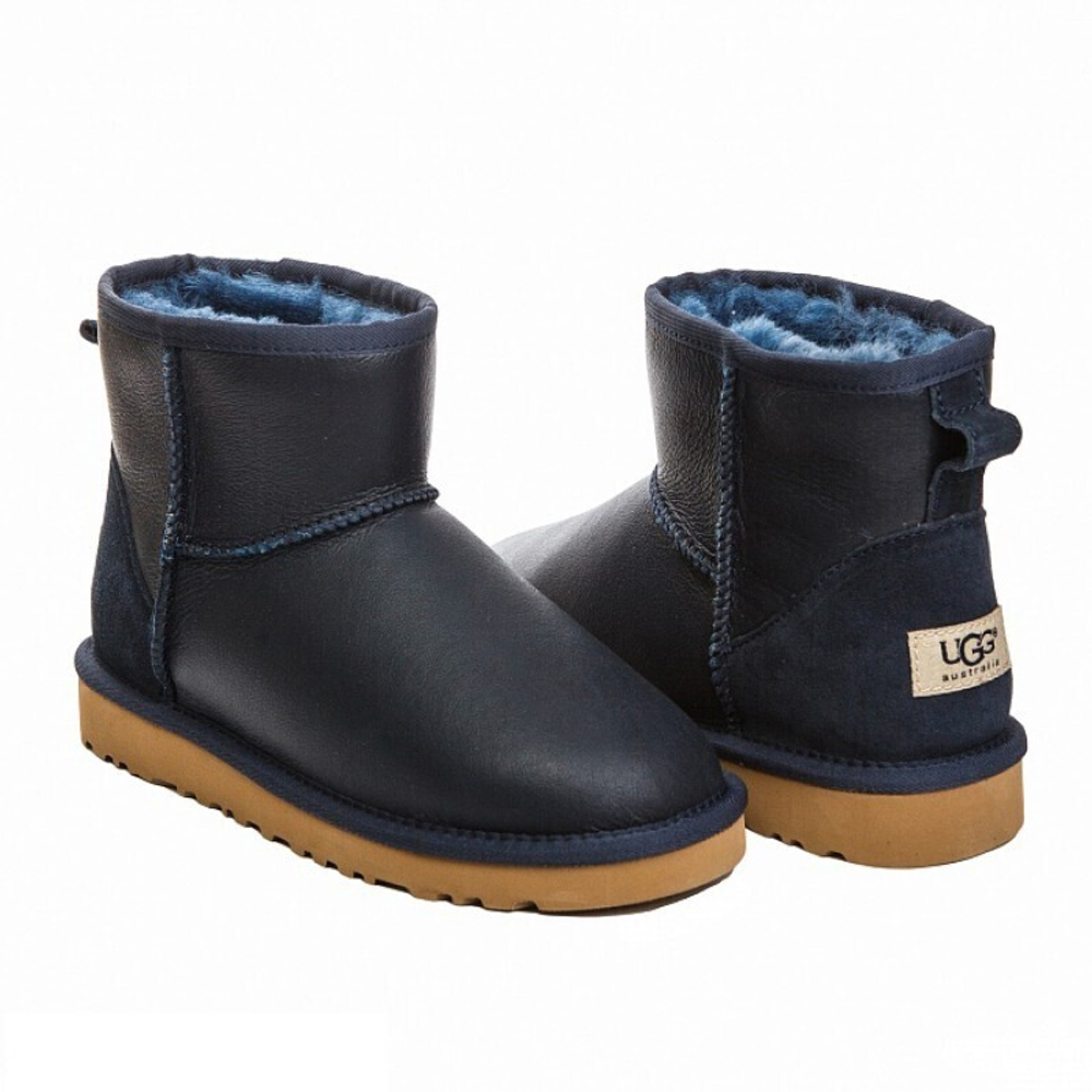 Угги Classic Mini Metallic Navy
