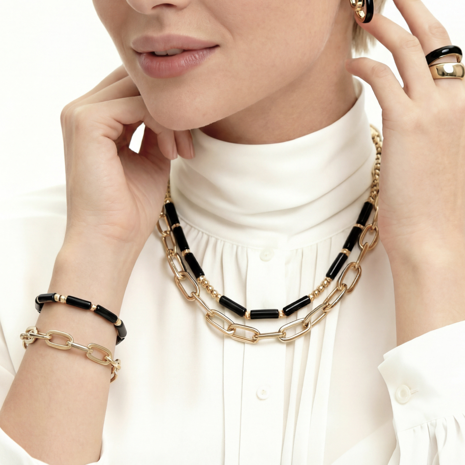 Браслет Fiore Luna BLACK EPOXY CCH05391-01 GI