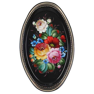 Zhostovo metal tray A17D070425157