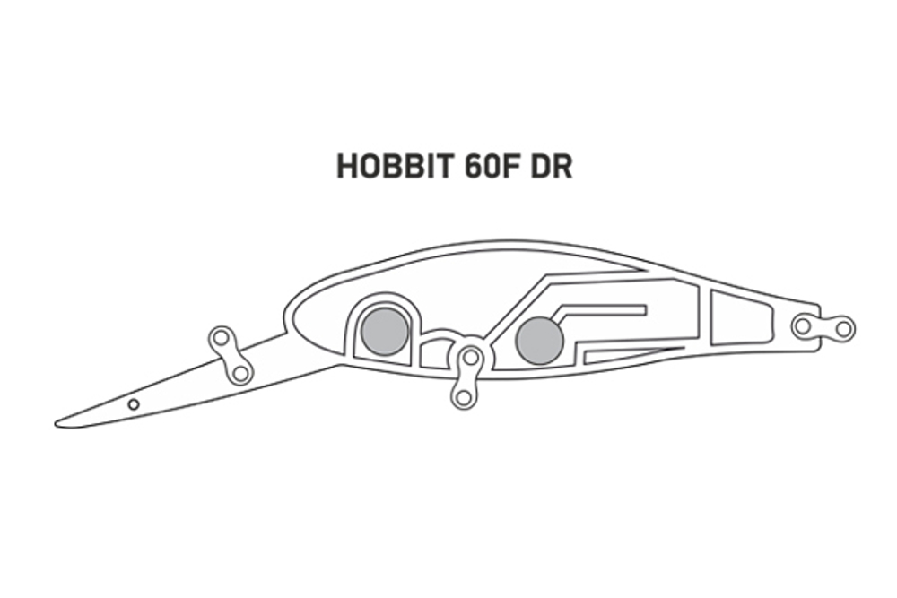 Воблер для рыбалки LureMax HOBBIT