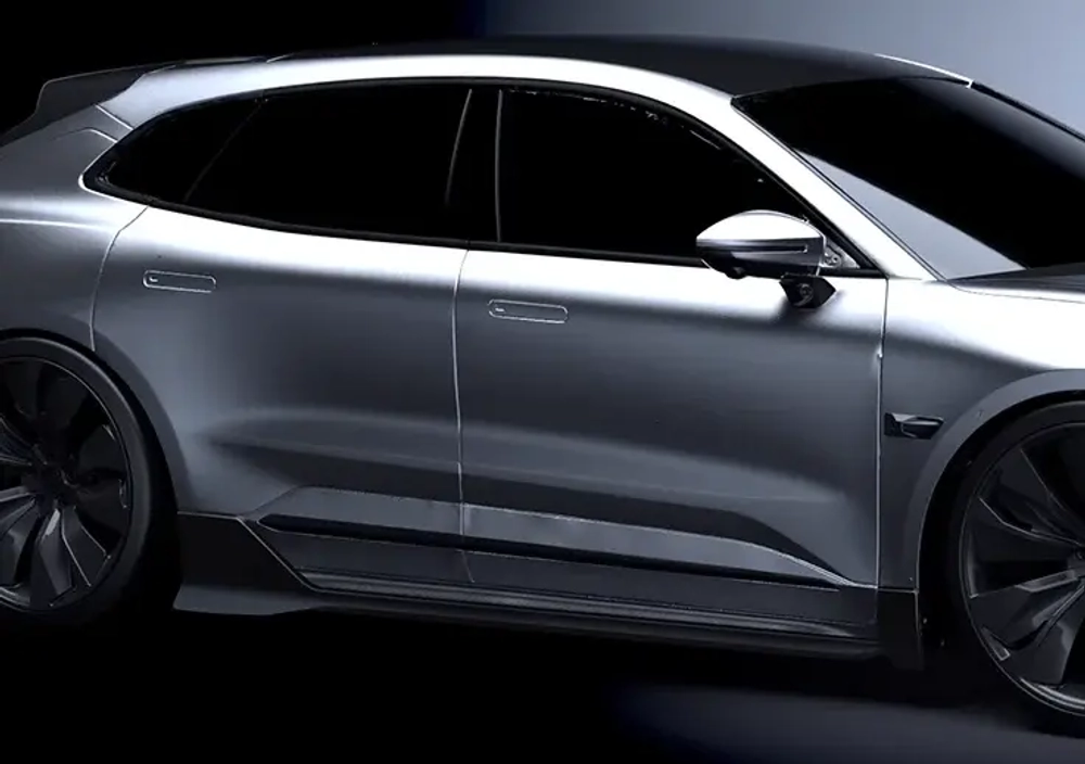 Карбоновый обвес для Zeekr 001 2021-2024 Зикр