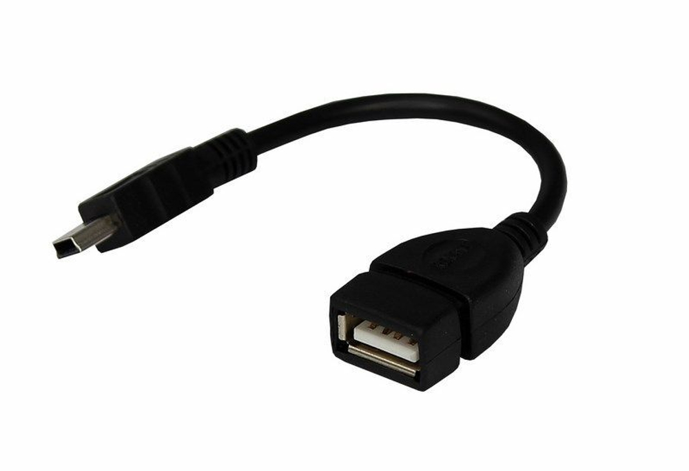 Переходник OTG Mini (черный) 15 см