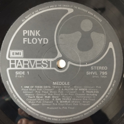 Винтажная виниловая пластинка LP Pink Floyd Meddle (UK 1976)