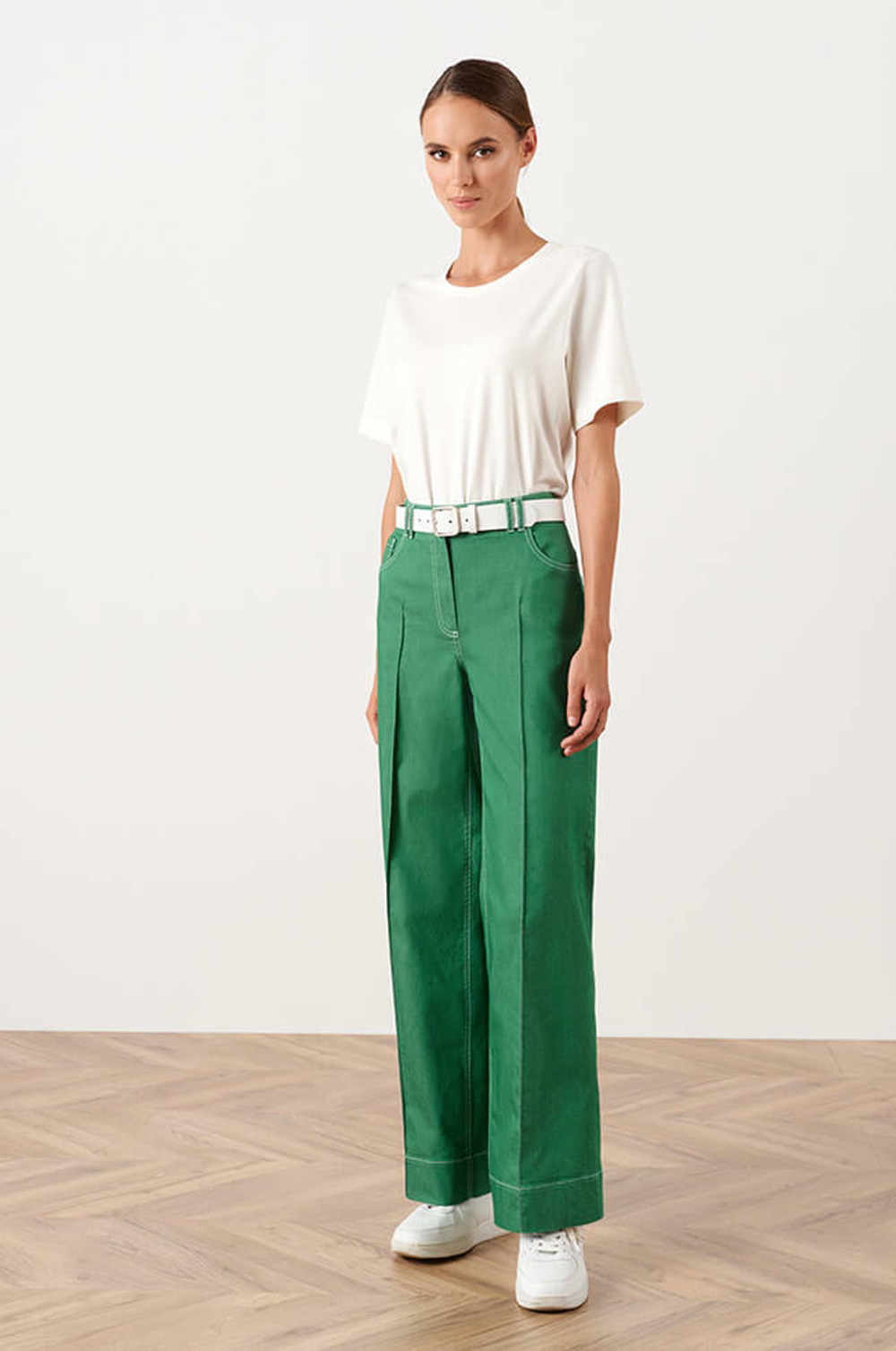 31048 Брюки женские (малахит)