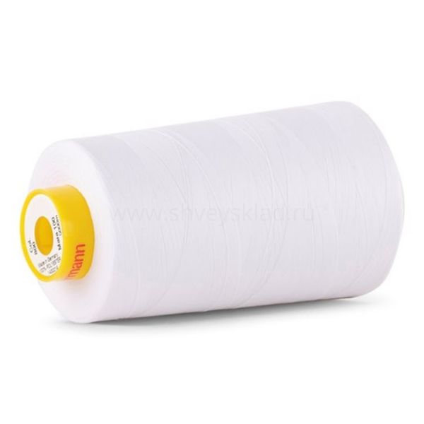 Нитка Gutermann Mara 150 (5000 метров), 1 боб., особо тонкая | _800 белый (Arta 001)