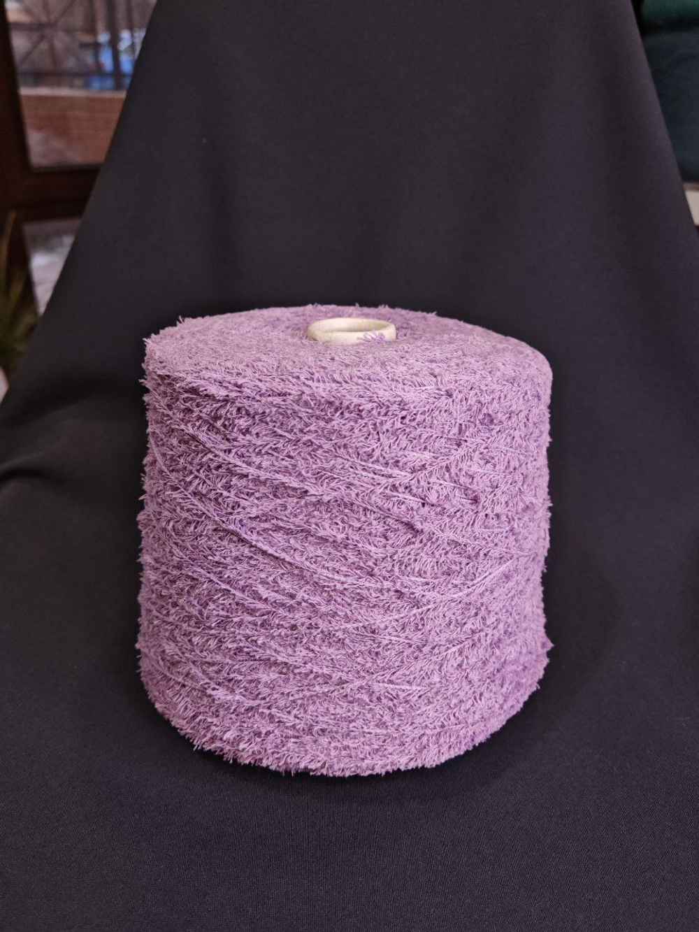 Итальянская бобинная пряжа от производителя EmilCotoni art. Piuma состав 95% Хлопок, 5% РА, длина 220м/100 грамм