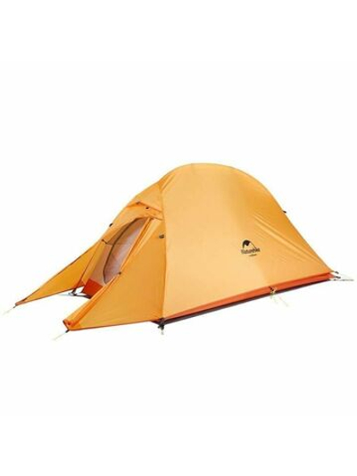 Палатка Naturehike Сloud up 1 NH18T010-T одноместная сверхлегкая с ковриком оранжевая, 6927595730546