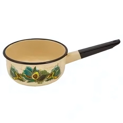 Ковш эмалированный 1,5л «Avocado» Appetite цилиндрический без/кр С2008*