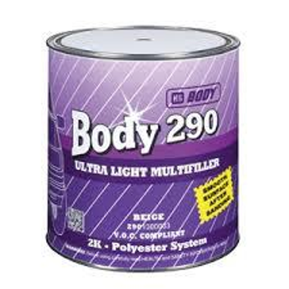 Body Шпатлевка 290 Ultra Light Multifiller (беж.) (3л)