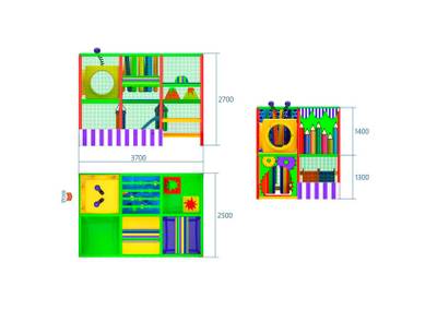 Детский игровой лабиринт «Друзья из космоса»