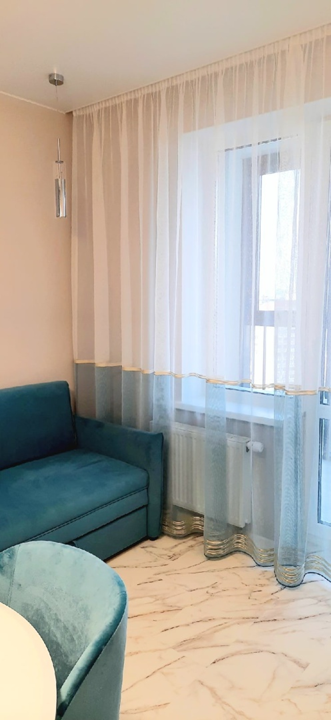 🎀Тюль-сетка с бирюзовым купоном