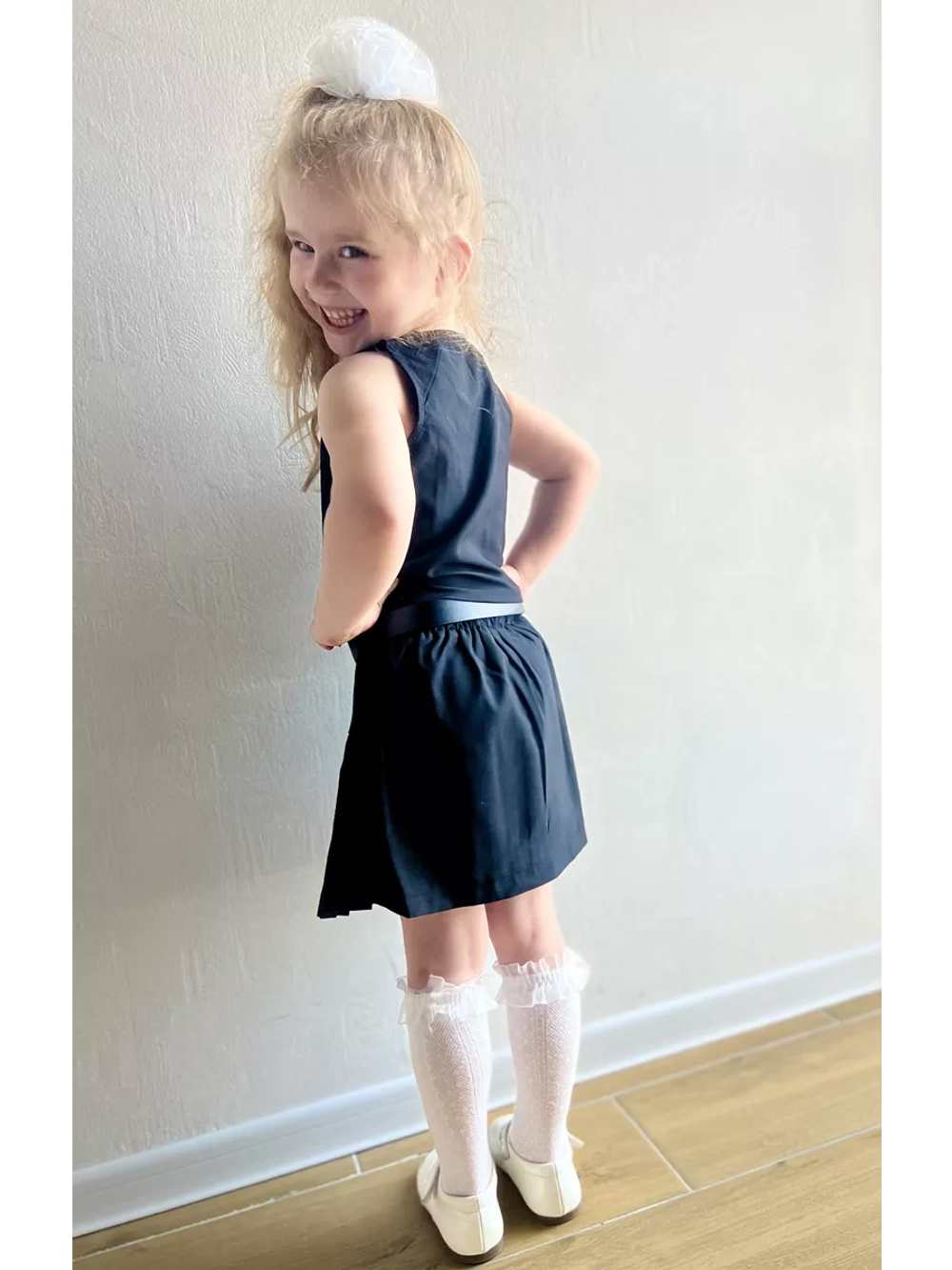 Костюм жилет с юбкой