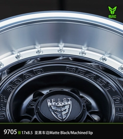 Диск колёсный литой BEAST OFFROAD 9705 R17 8,5 ЕТ0 Matte Black Machine Leap