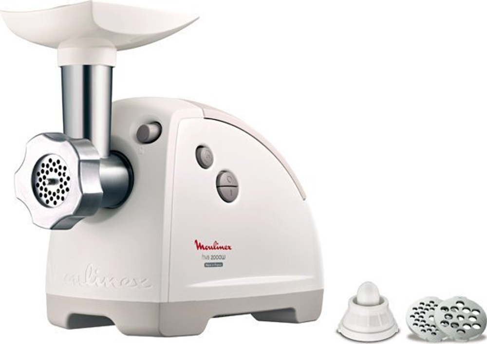 Мясорубка Moulinex ME620 2000Вт белый/серый