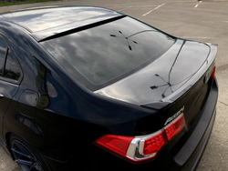 Лип спойлер крышки багажника Honda Accord 8 (версия 2) черный глянец
