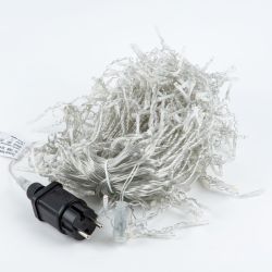 ULD-B10005-480-TTK MULTI IP44 Бахрома светодиодная с эффектом мерцания. 10м. Соединяемая. 480 светодиодов. Разноцветный свет. Провод прозрачный. ТМ Uniel